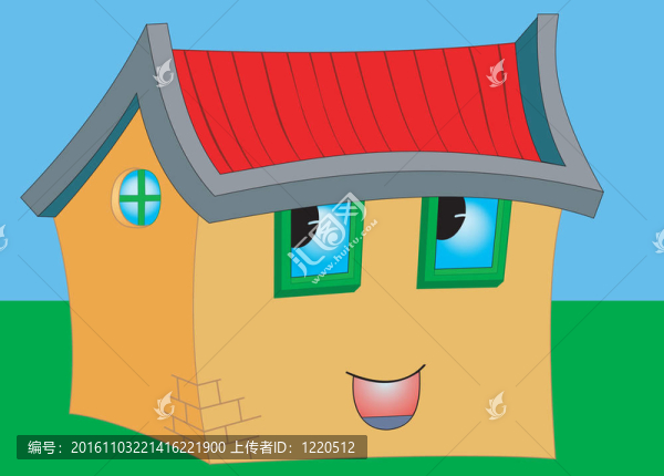 卡通房子