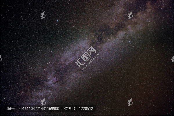 夏日夜晚的銀河星