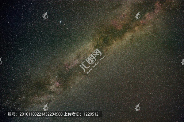 夏日夜晚的銀河星