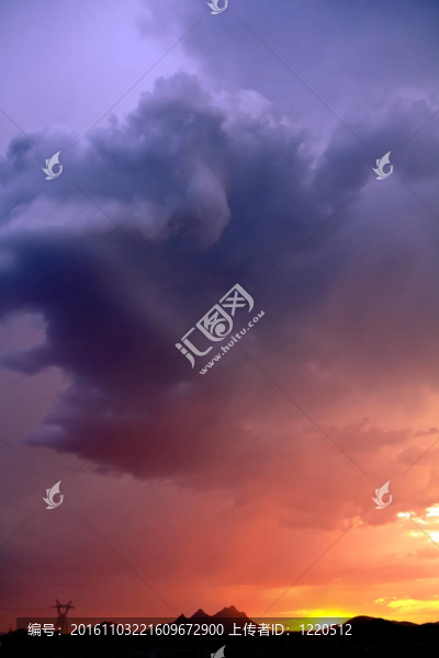 亞利桑那州的天空火