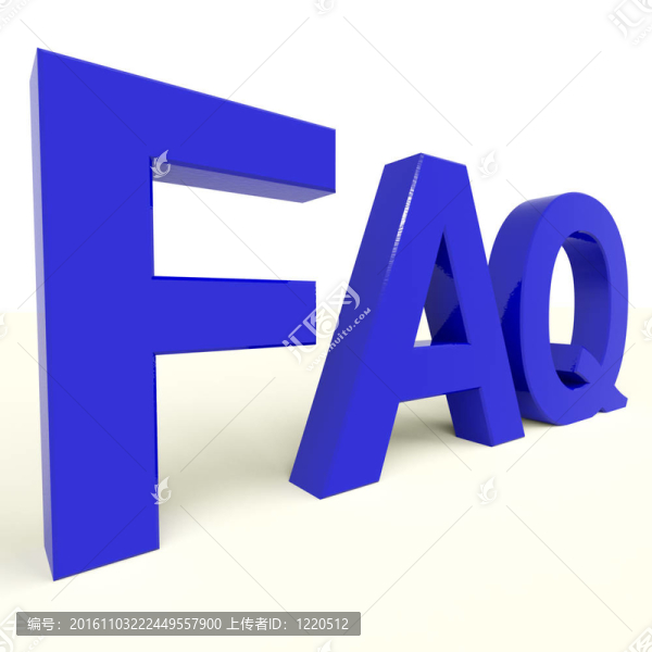 FAQ字顯示信息和答案