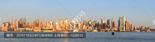 紐約市曼哈頓日落