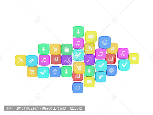 電話附件圖標(biāo)的三維圖像