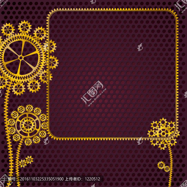 金色的齒輪花
