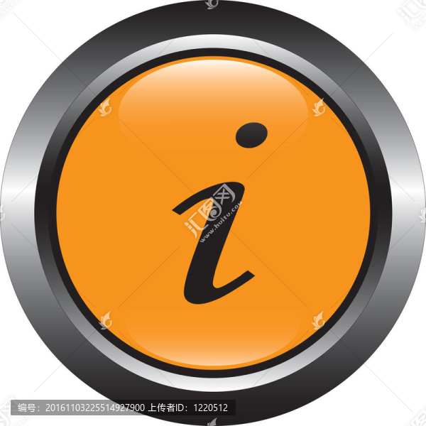 porange信息按鈕