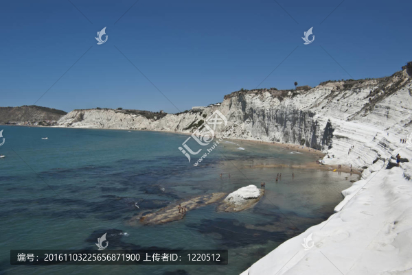 土耳其樓梯。阿格里真托-西西里島