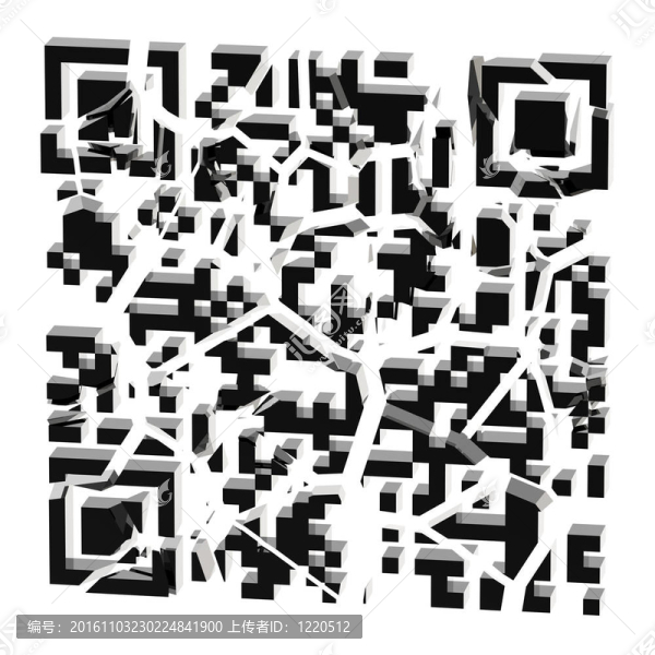 QR碼分為黑片分離