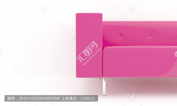 粉紅色的沙發(fā)細(xì)節(jié)