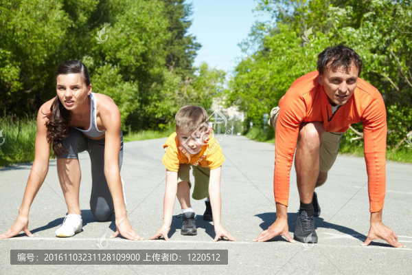 運(yùn)行在公園