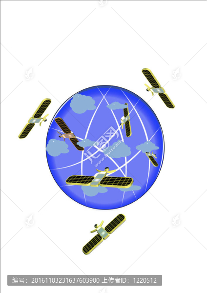 衛(wèi)星地球上空的云覆蓋