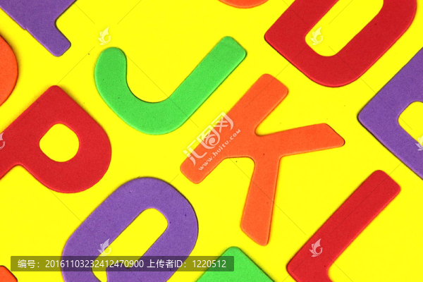 字母表的背景