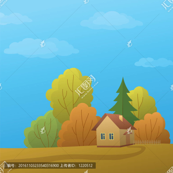 自然的；秋天的日子