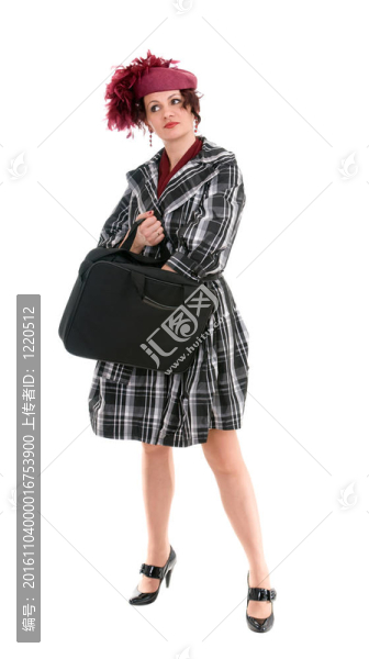 女人帶著一個(gè)包