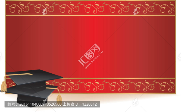 畢業(yè)典禮的邀請(qǐng)卡