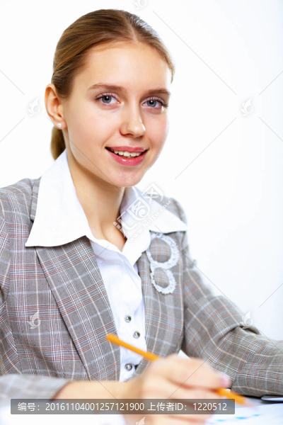 辦公室里的商業(yè)女性