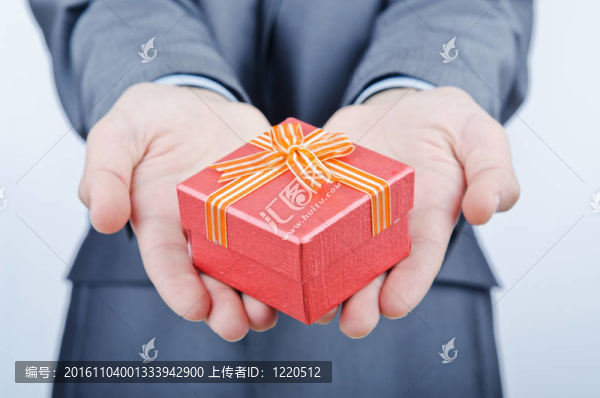 商人在圣誕節(jié)慶祝的概念