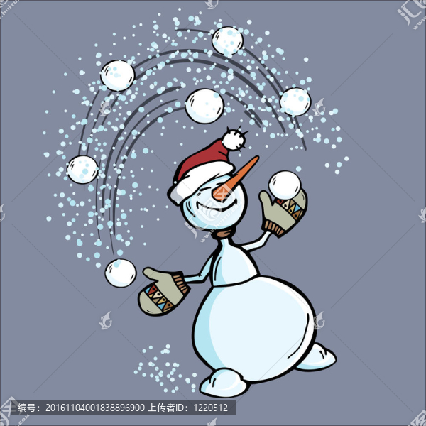 快樂的雪人