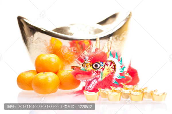 中國(guó)新年與龍和錠