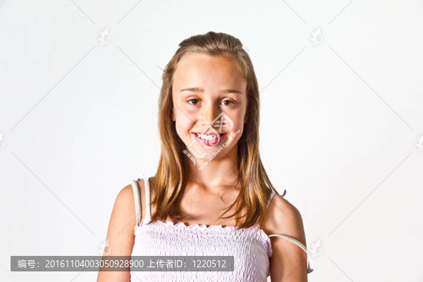 可愛少女的肖像