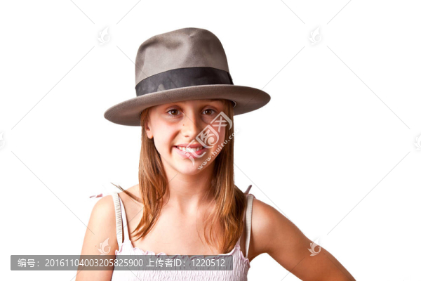 可愛少女的肖像