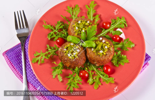 漢堡和rucolasalat