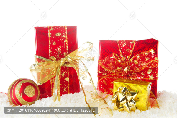 紅色和金色的圣誕節(jié)