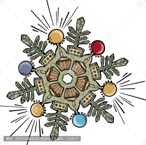 圣誕雪花的設(shè)計(jì)
