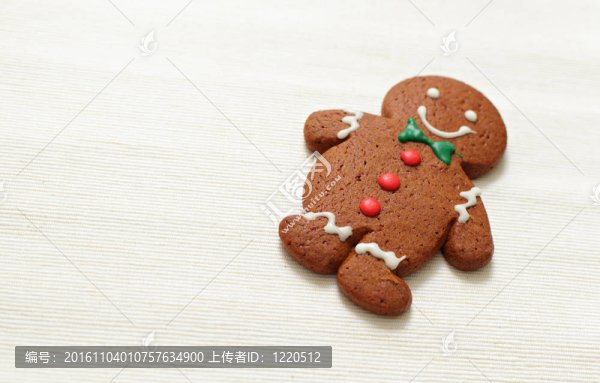 可愛的姜汁面包