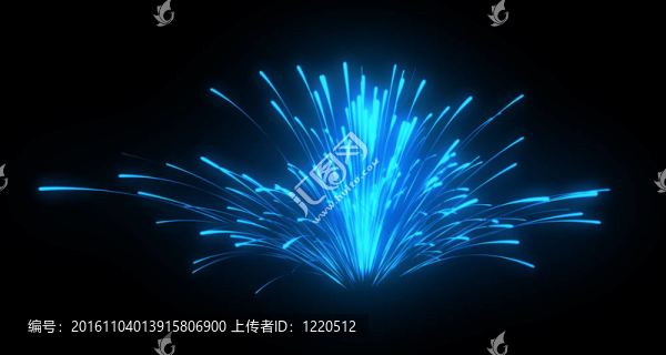 藍(lán)色節(jié)日煙花和夜間爆炸
