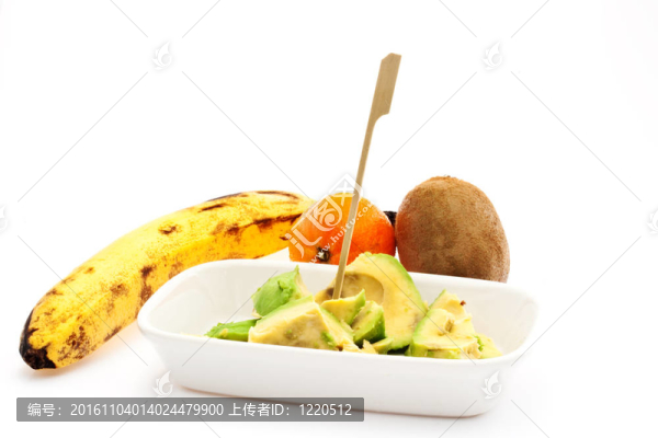 鱷梨；香蕉；獼猴桃和Tangerine夜店