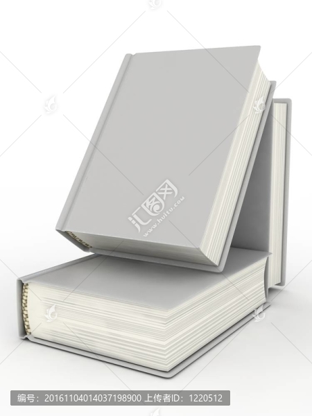 一些白色背景的彩色書籍。