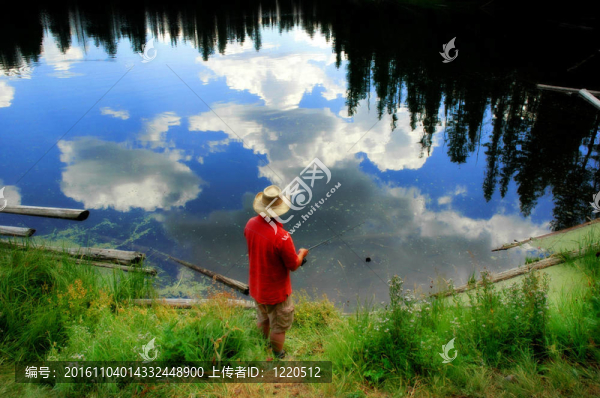 湖心島釣魚