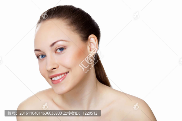 美麗的年輕女人的肖像