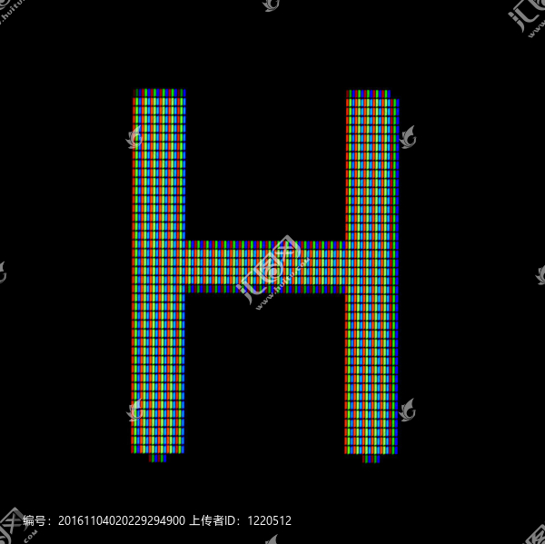 關閉一個大寫字母H