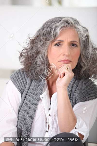 一個(gè)老女人的肖像