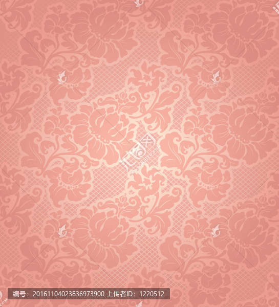 花邊背景；裝飾米色花卉壁紙
