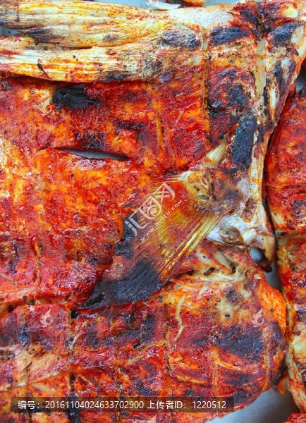 烤油甘魚(yú)魚(yú)胭脂tikinchick瑪雅醬