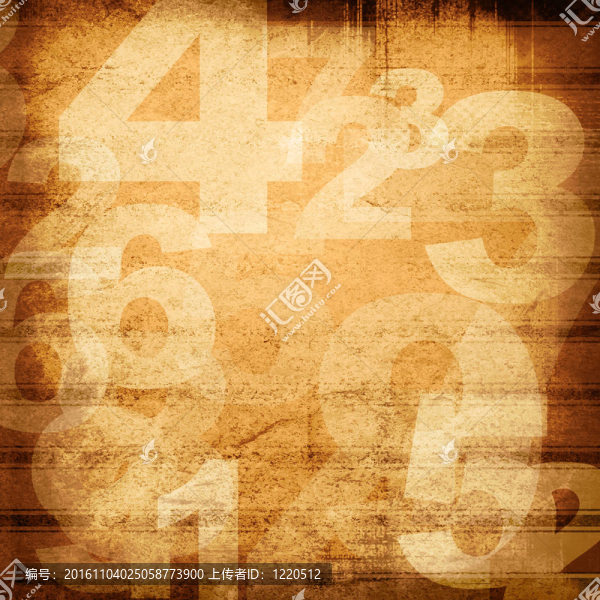 復(fù)古風(fēng)格的數(shù)字