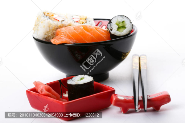 盤的壽司
