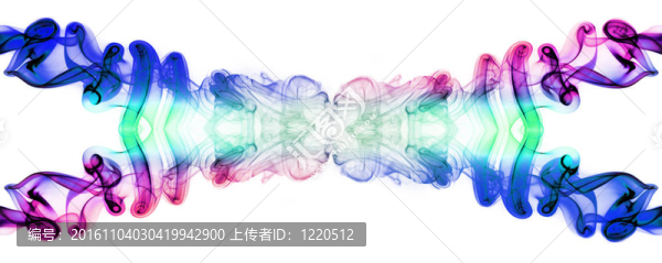 RGB紅；綠色和藍(lán)色抽象的煙