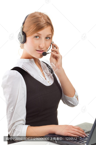 年輕的女商人