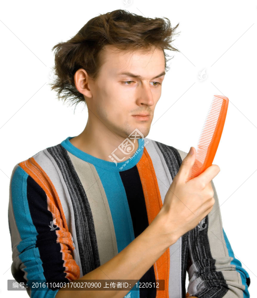 蓬松的年輕人