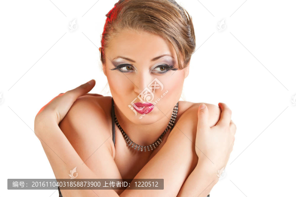 美麗的金發(fā)女人
