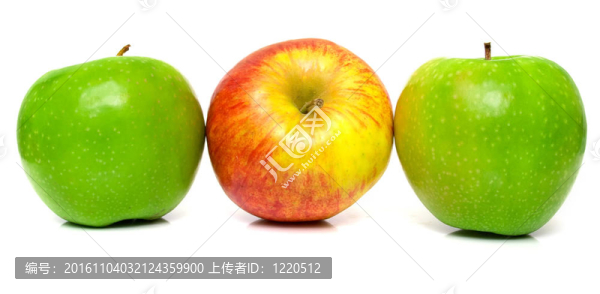 紅蘋果和綠蘋果