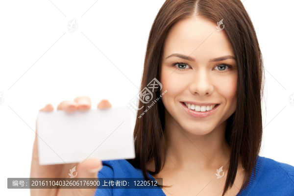 帶名片的女人