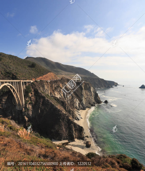 太平洋海岸的海濱路