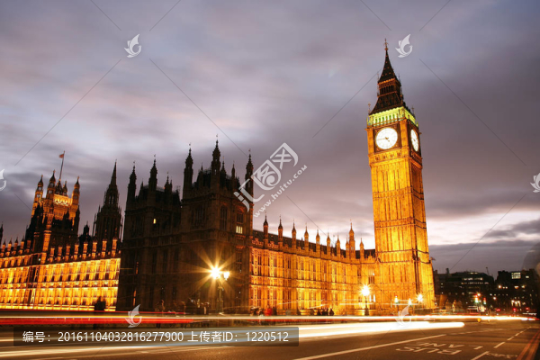 Westminster宮殿晚上
