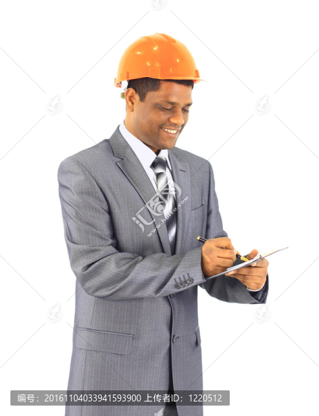 一個(gè)男性建筑工人