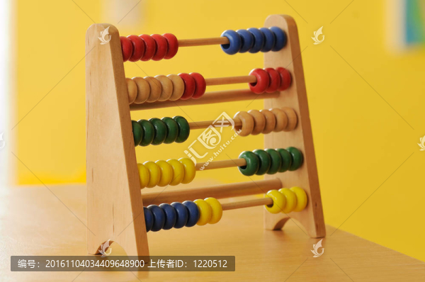 彩色木制算盤