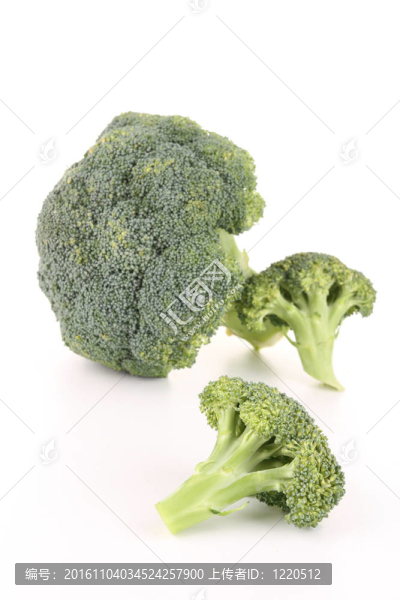 孤立的西蘭花